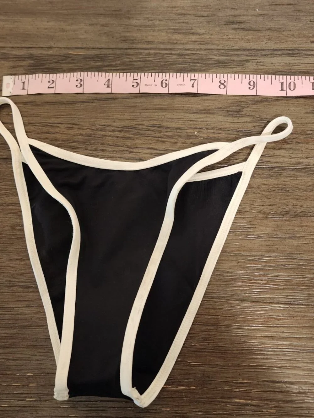 L*Space Pixie Bikini Bottom Black XS NWT Cheeky Low Rise Swimwear